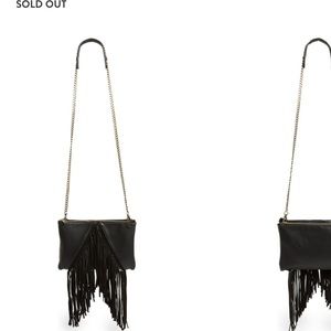 Street Level Fringe Crossbody Bag